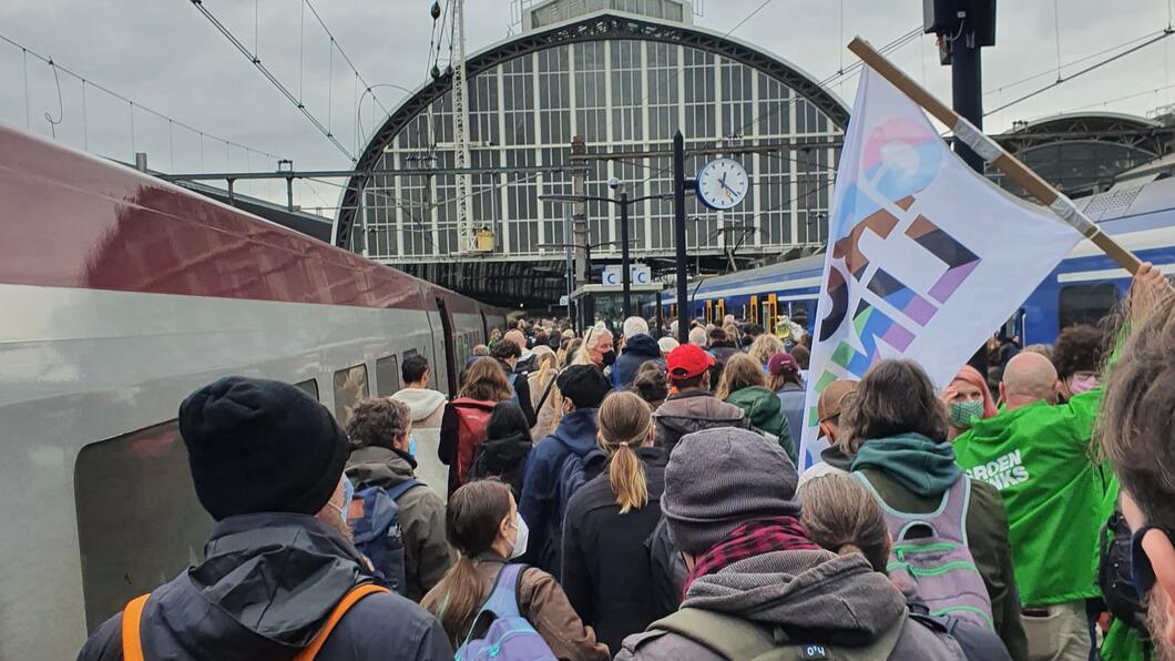 Klimaatdemonstratie Amsterdam 2